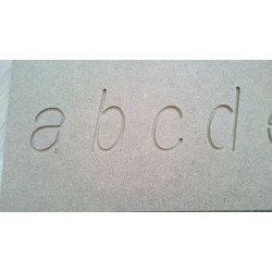 Тренажёр для письма буквы большие прописные  английские, 2 доски 16*75 см , 3 палочки