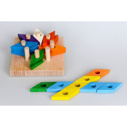 Пірамідка-мозаїка "Квітка-семиквітка", ТМ ТАТО