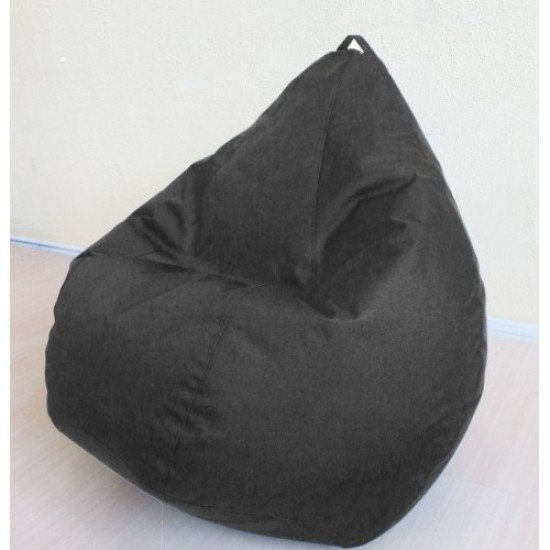 Кресло груша Оксфорд Черный 90-60 см Tia-Sport