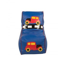 Кресло мешок детский Машинка синий Кресло мешок детский Машинка синий