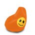 Кресло груша Оксфорд Смайл оранжевая