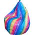 Кресло груша Принт Радуга 90-60 см Tia-Sport