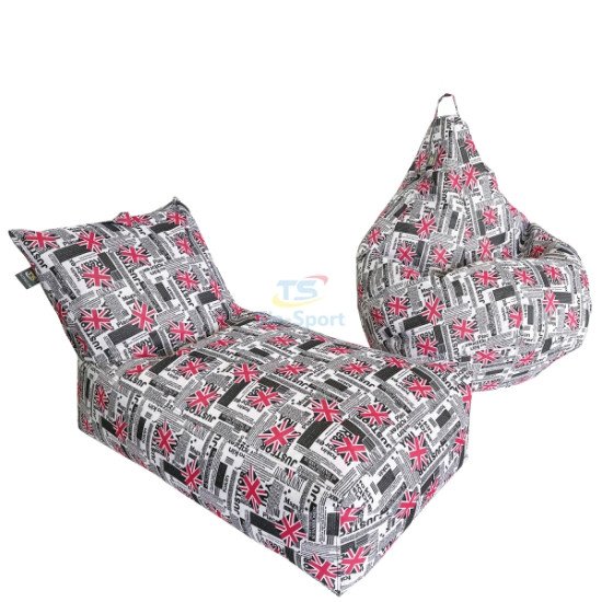 Комплект безкаркасних меблів Лежак + Груша, Tia-Sport Комплект безкаркасних меблів Лежак + Груша, Tia-Sport