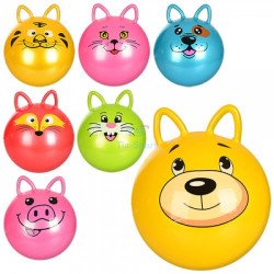 М'яч для фітнесу з вушками (фітбол) гладкий 50см GB-0937, TIA-SPORT