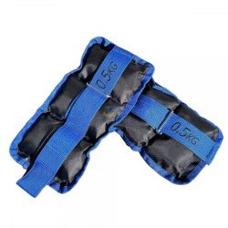 Обтяжувачі-манжети для рук та ніг 2x0,5 кг G8833-1BL, Tia-sport Обтяжувачі-манжети для рук та ніг 2x0,5 кг G8833-1BL, Tia-sport