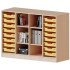 Стелаж для навчальних матеріалів з контейнерами (138,7×100×45 см), Tia-sport