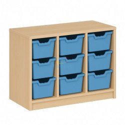 Стелаж-органайзер з 9 контейнерами (102×60×45 см), Tia-sport Стелаж-органайзер з 9 контейнерами (102×60×45 см), Tia-sport