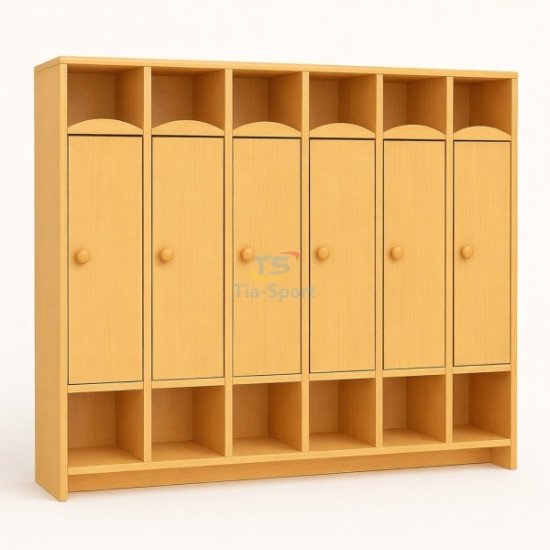 Шафка гардеробна на 6 відділень Мій куточок, TIA-SPORT