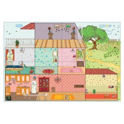 ИГРА С МНОГОРАЗОВЫМИ НАЛЕЙКАМИ "КУКОЛЬНЫЙ ДОМИК"