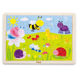 Дерев'яний пазл Парк, 24 ел., Viga Toys Дерев'яний пазл Парк, 24 ел., Viga Toys