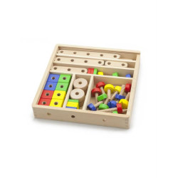 Дерев'яний конструктор 53 ел, Viga Toys Дерев'яний конструктор 53 ел, Viga Toys