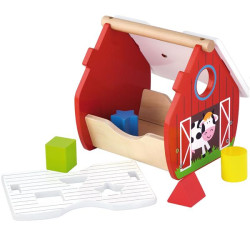 Дерев'яний сортер Веселий будиночок, Viga Toys