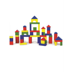 Дерев'яні кубики Барвисті блоки 50 шт., 3,5 см, Viga Toys Дерев'яні кубики Барвисті блоки 50 шт., 3,5 см, Viga Toys