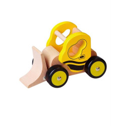 Дерев'яна іграшкова машинка Бульдозер, Viga Toys  Дерев'яна іграшкова машинка Бульдозер, Viga Toys