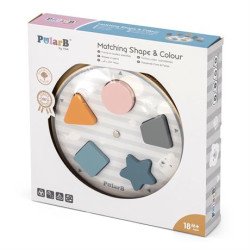 Дерев'яна гра-сортер Фігури, PolarB Дерев'яна гра-сортер Фігури, PolarB