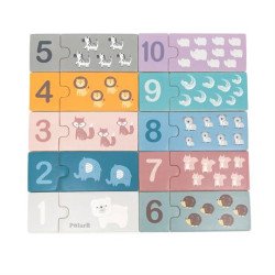 Пазл PolarB Числа і звірята, Viga Toys Пазл PolarB Числа і звірята, Viga Toys