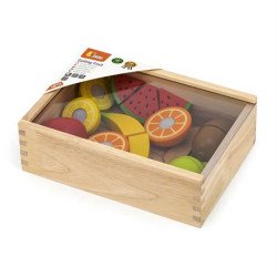Іграшкові продукти Нарізані фрукти з дерева, Viga Toys Іграшкові продукти Нарізані фрукти з дерева, Viga Toys