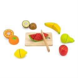 Іграшкові продукти Нарізані фрукти з дерева, Viga Toys Іграшкові продукти Нарізані фрукти з дерева, Viga Toys