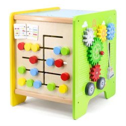 Дерев'яний ігровий центр Великий бізікуб 5 в 1, Viga Toys 