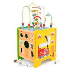 Дерев'яний ігровий центр Великий бізікуб 5 в 1, Viga Toys 
