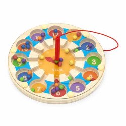 Магнітний лабіринт Годинник, ТМ Viga Toys Магнітний лабіринт Годинник, ТМ Viga Toys