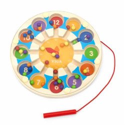 Магнітний лабіринт Годинник, ТМ Viga Toys Магнітний лабіринт Годинник, ТМ Viga Toys