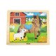 Дерев'яний пазл Коники 9 ел., Viga Toys