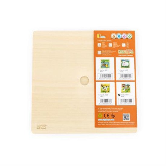 Дерев'яний пазл Коники 9 ел., Viga Toys