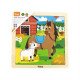 Дерев'яний пазл Коники 9 ел., Viga Toys