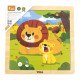 Дерев'яний пазл Леви 9 ел., Viga Toys