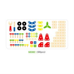 Дерев'яний конструктор 68 ел., Viga Toys  Дерев'яний конструктор 68 ел., Viga Toys