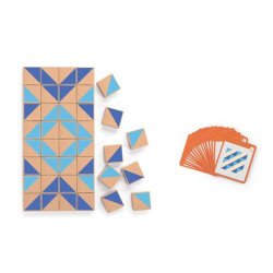 Набір магнітних плиток Візерунки, 40 шт., Viga Toys