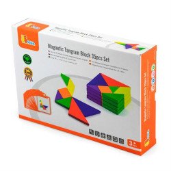 Магнітний танграм для дошок 35 ел., Viga Toys