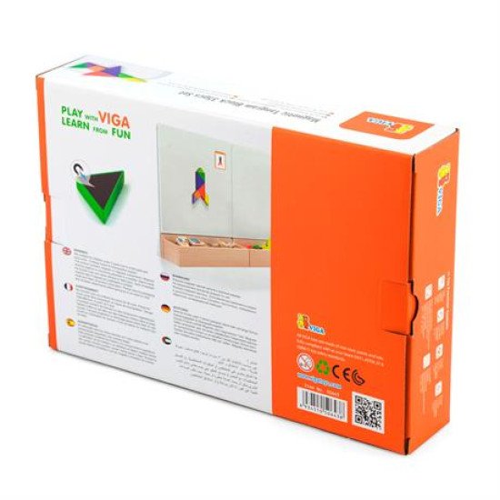 Магнітний танграм для дошок 35 ел., Viga Toys Магнітний танграм для дошок 35 ел., Viga Toys