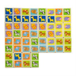 Дерев'яне доміно Звірята, Viga Toys