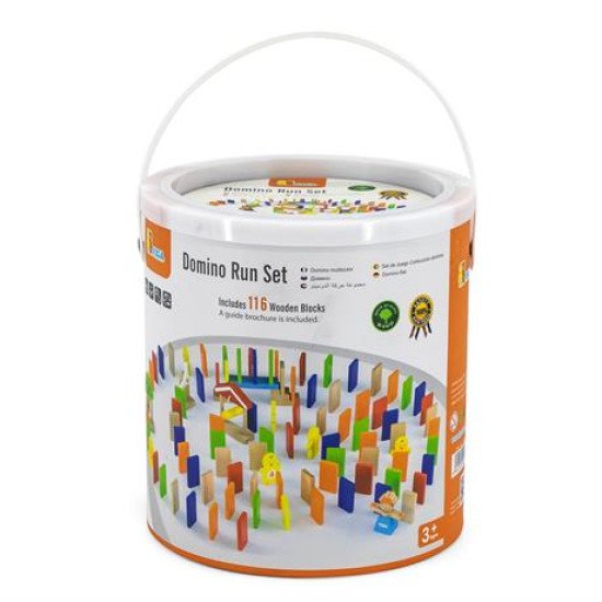 Динамічний конструктор Дерев'яне доміно 116 ел., Viga Toys 