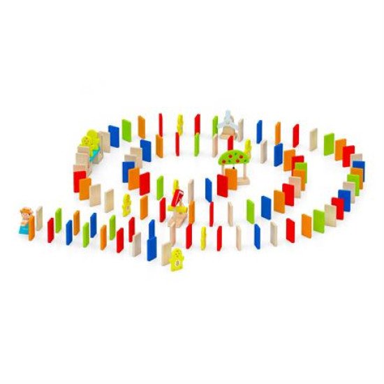 Динамічний конструктор Дерев'яне доміно 116 ел., Viga Toys 