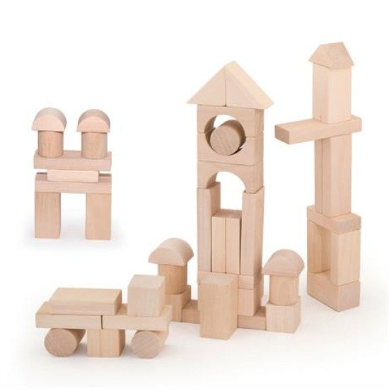 Дерев'яний кубики нефарбовані, 100 шт., 3 см, Viga Toys