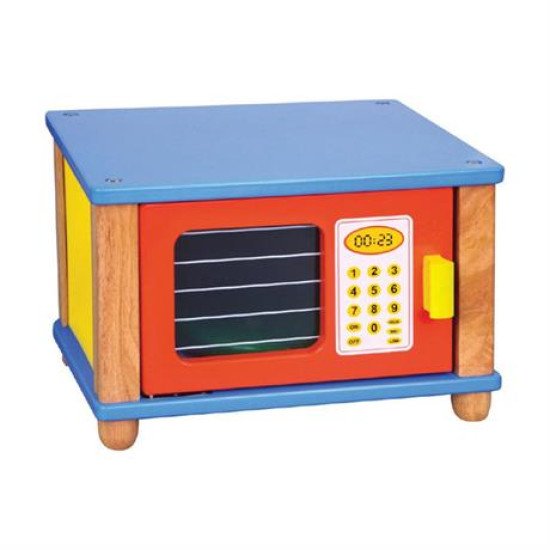 Іграшкова мікрохвильовка з дерева, Viga Toys Іграшкова мікрохвильовка з дерева, Viga Toys