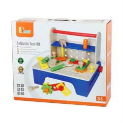 Дерев'яний ігровий набір Ящик з інструментами, Viga Toys Дерев'яний ігровий набір Ящик з інструментами, Viga Toys