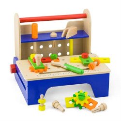 Дерев'яний ігровий набір Ящик з інструментами, Viga Toys Дерев'яний ігровий набір Ящик з інструментами, Viga Toys