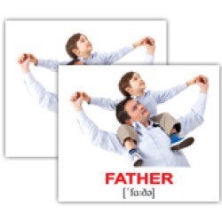 Карточки Домана «Family/Сім'я» МІНІ 40  (анг/укр.), Вундеркінд з пелюшок Карточки Домана «Family/Сім'я» МІНІ 40  (анг/укр.), Вундеркінд з пелюшок