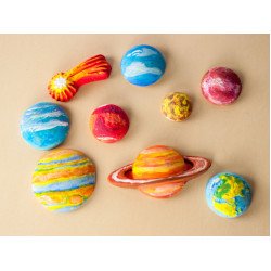 Космічні пригоди. Гіпсова розмальовка на магнітах Космічні пригоди. Гіпсова розмальовка на магнітах
