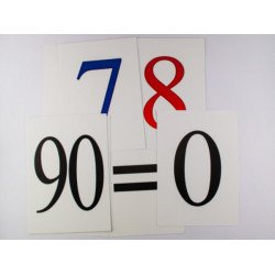 Картки великі Цифри, ТМ Зірка Картки великі Цифри, ТМ Зірка