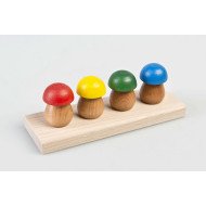 Логіка. Вставка-пірамідка. Чотири грибочки. ТМ ТАТО