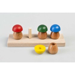 Логіка. Вставка-пірамідка. Чотири грибочки. ТМ ТАТО