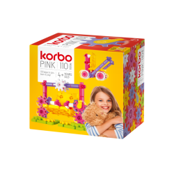 Набор для творческого конструирования KORBO "Pink", 110 деталей