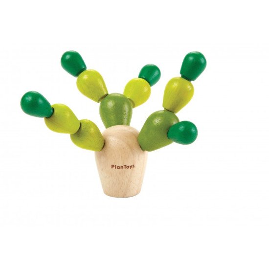Деревянная игрушка Балансирующий кактус в мини-версии, ТМ PLAN TOYS