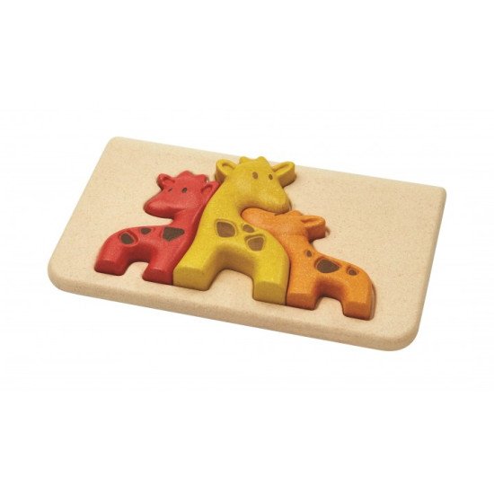Деревянная игрушка головоломка Жираф, ТМ PLAN TOYS