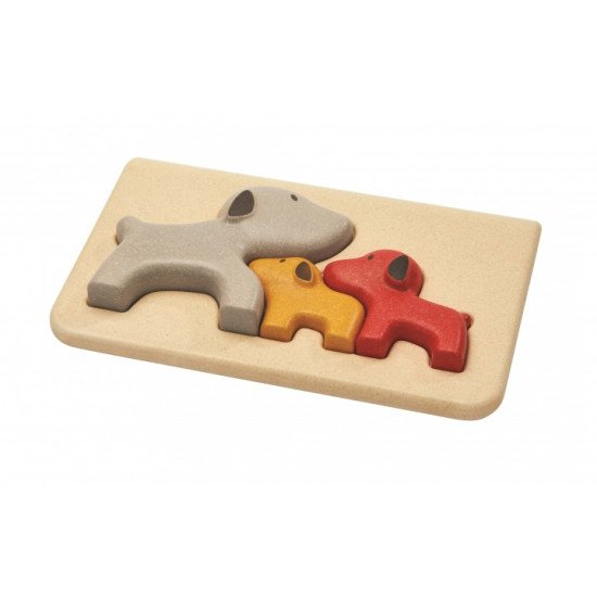 Деревянная игрушка головоломка Собака, ТМ PLAN TOYS